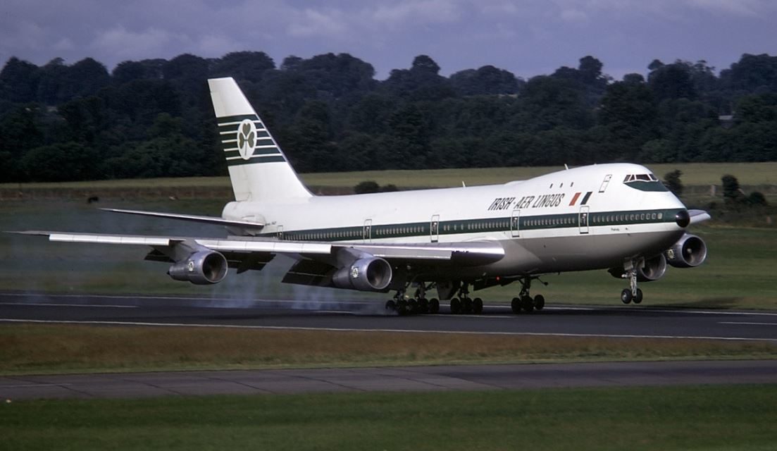 What was an Aer Lingus 747 to New York like in 1975?