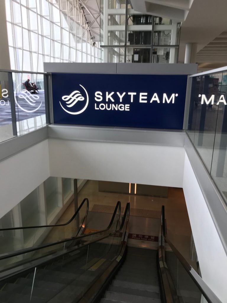 escalators in a building