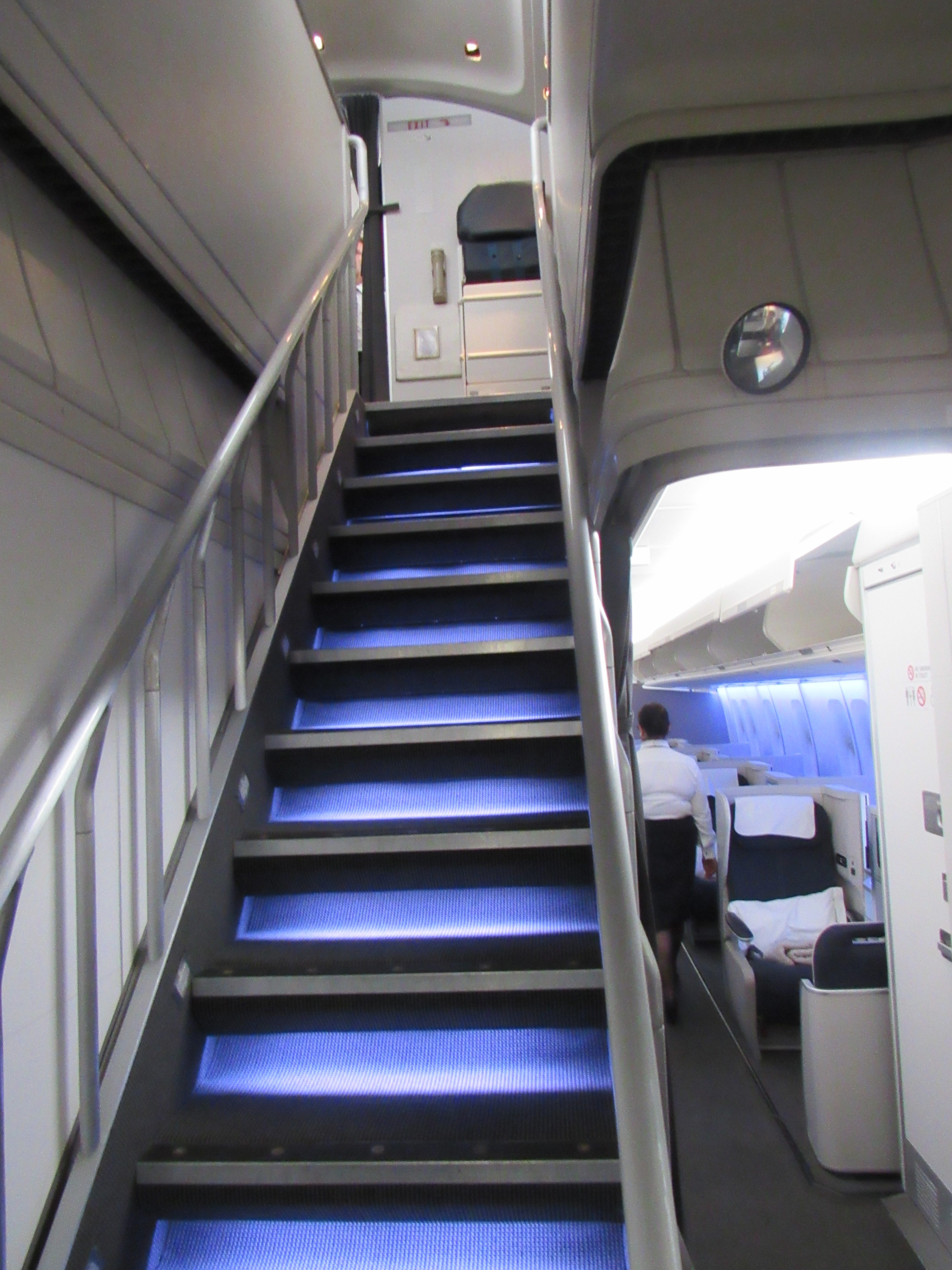 747 Upper Deck Staircase