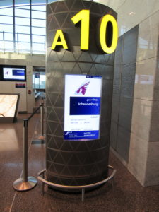 Qatar Airways Gate to JNB