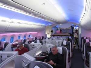 787 Business Class Cabin