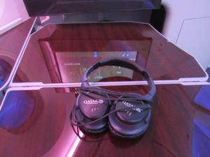 Qatar Airways Business Class Headphones