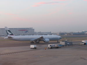 Cathay 777-300ER At LHR