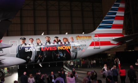 American Airlines Unveils New Stand Up To Cancer Livery