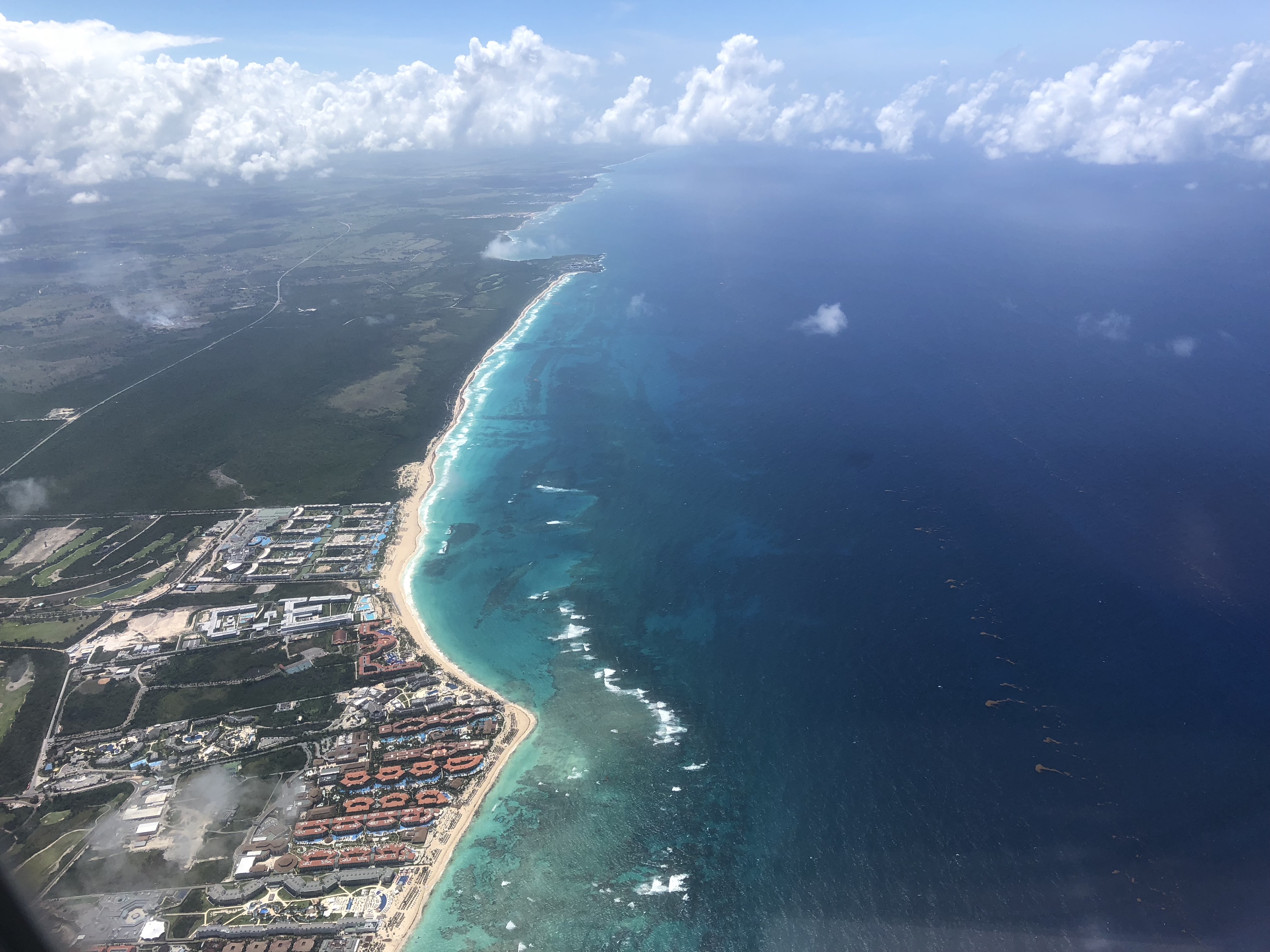 Approaching Punta Cana International Airport