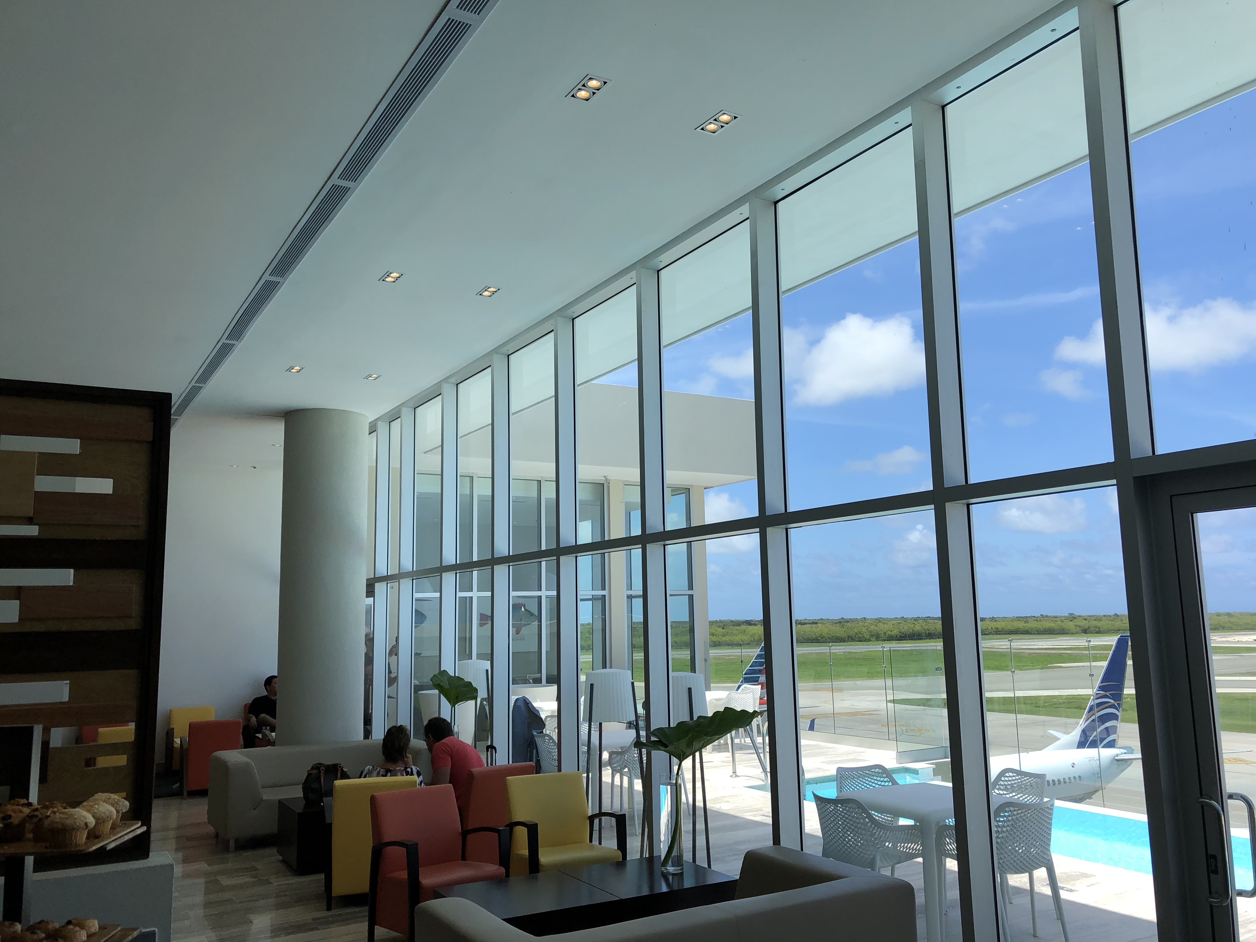 VIP Lounge Punta Cana Seating and Corridor
