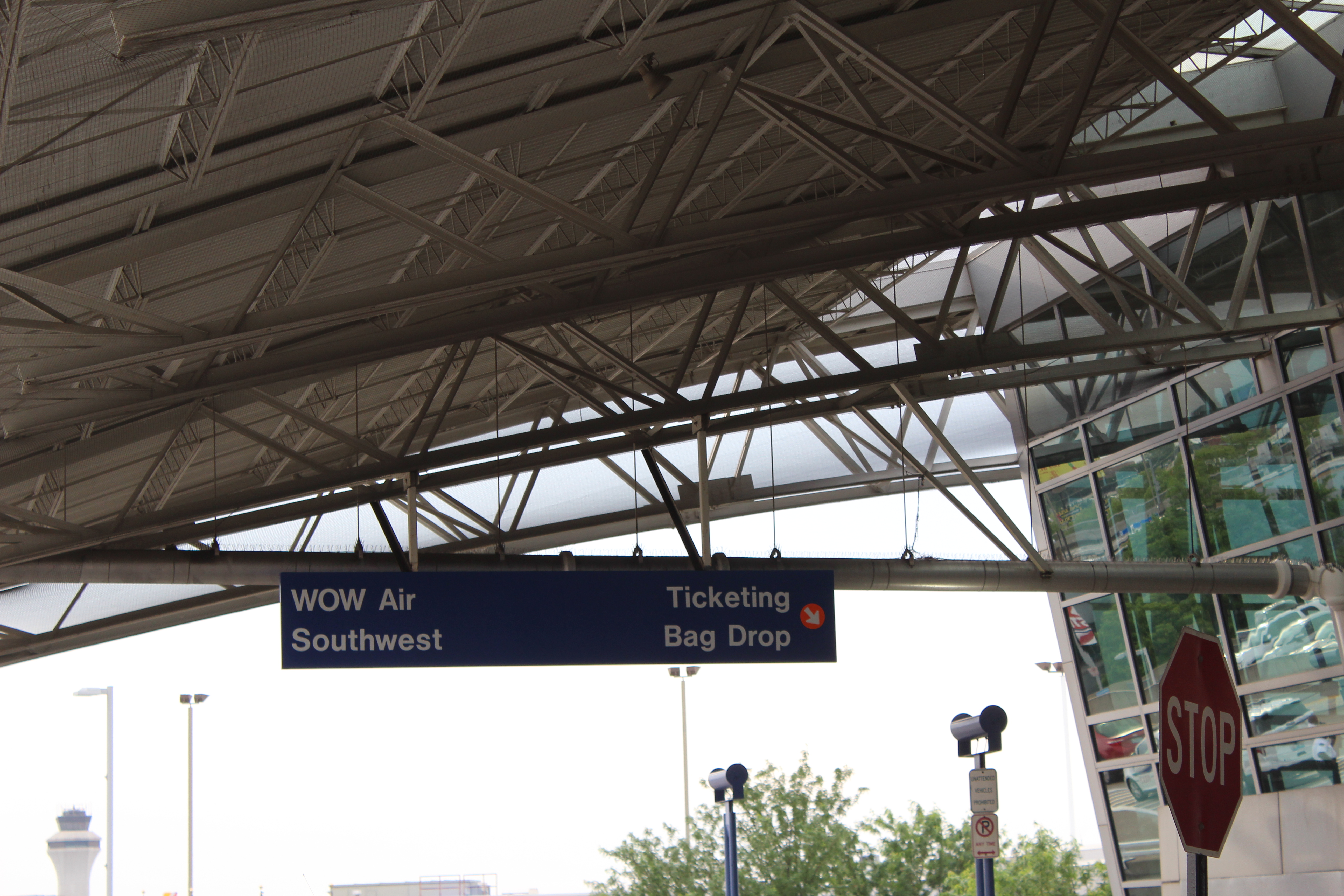 WOWAir Signage at St. Louis-Lambert International Airport Terminal 2