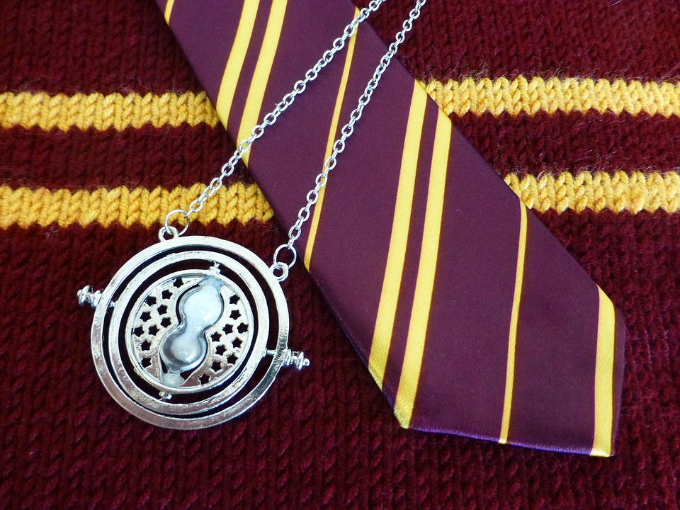 a necklace on a necktie