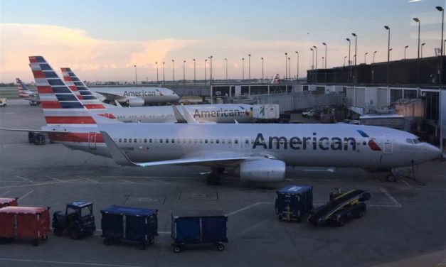 Review: American Airlines First Class dinner on DCA-ORD