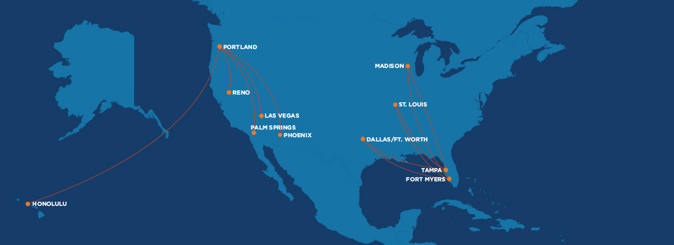 Sun Country Airlines New Routes (Image: Sun Country Airlines)