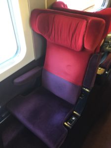 Thalys First Class Seat