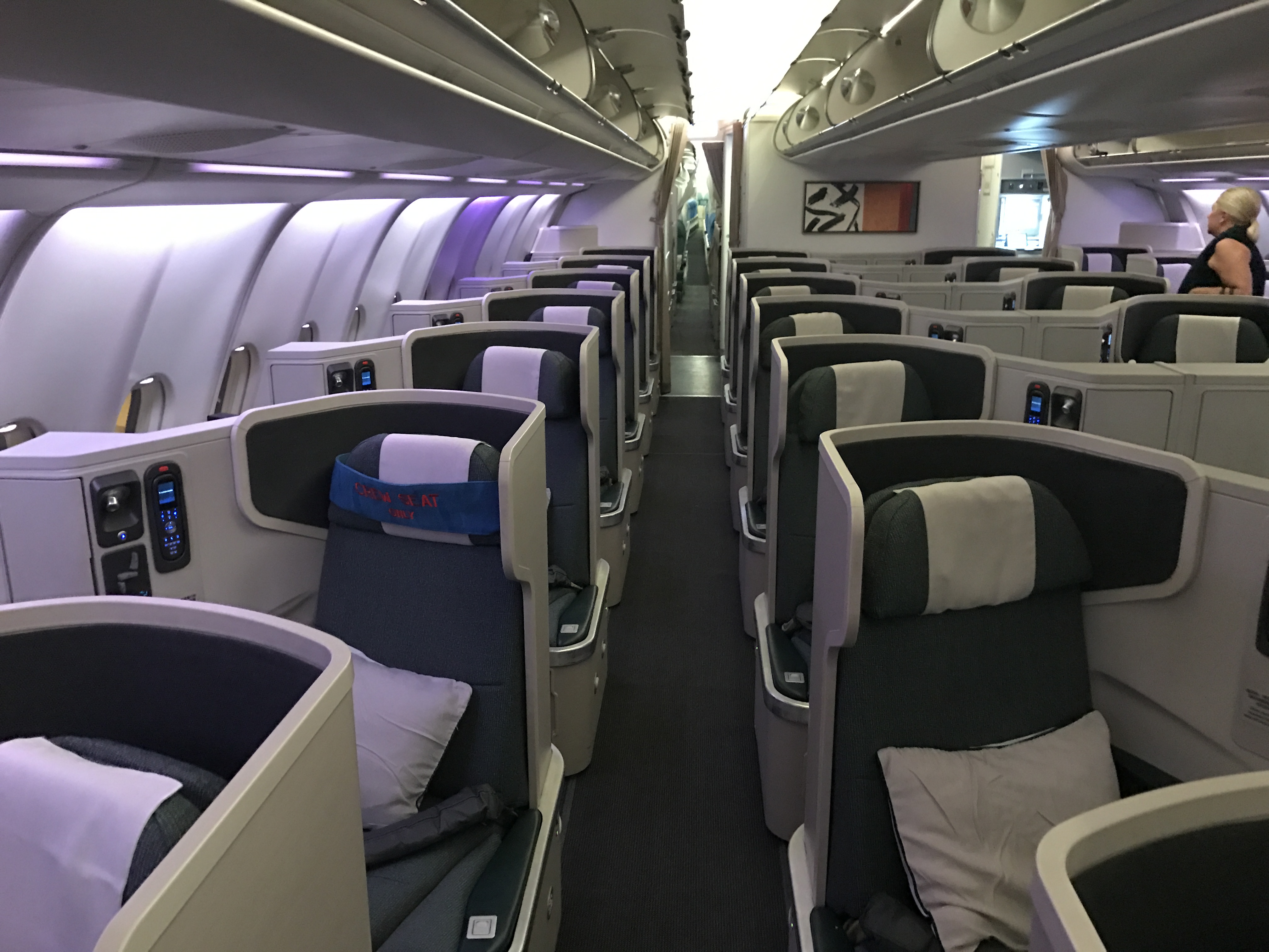 Cathay Pacific Business Class Cabin