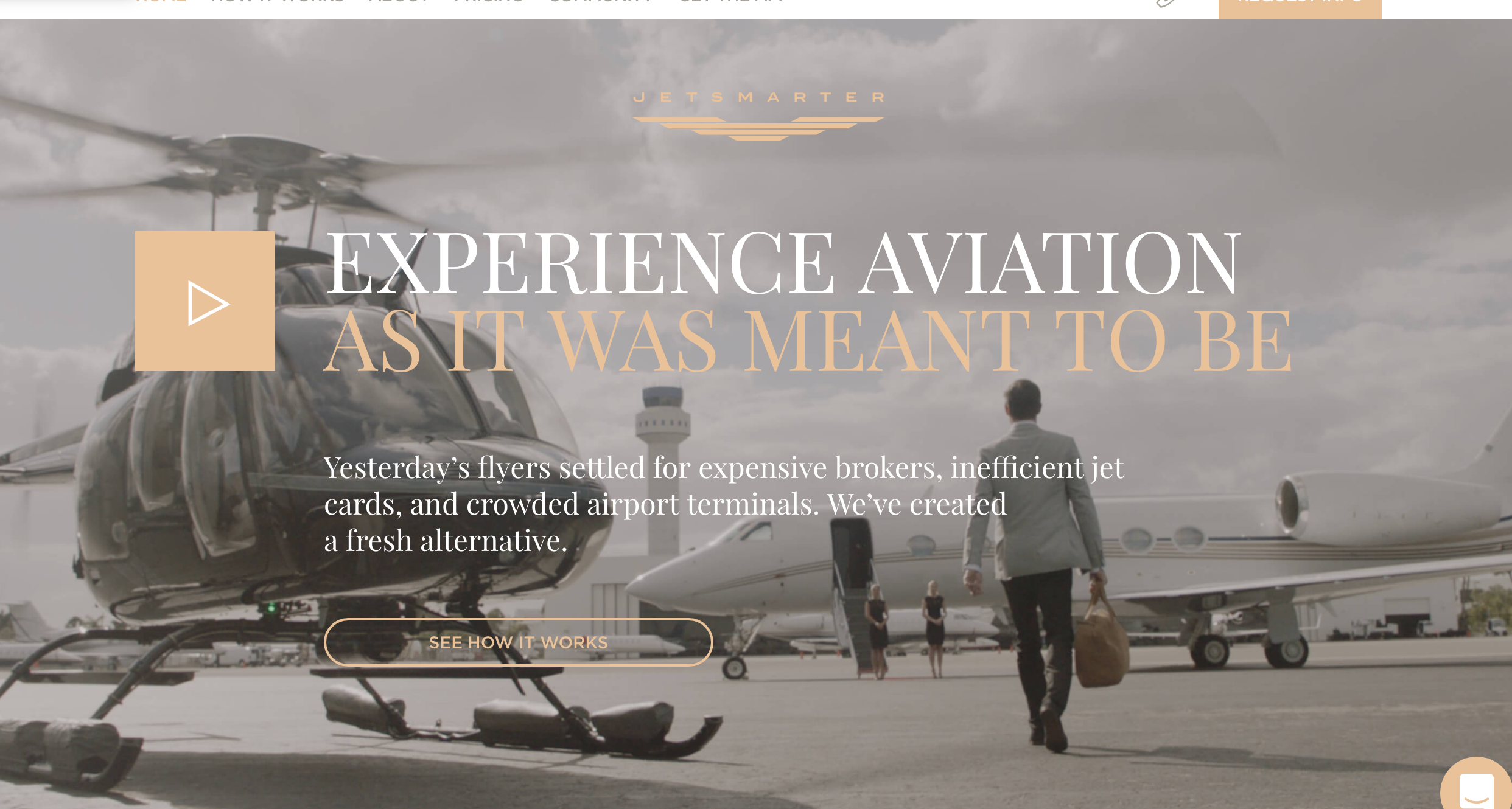 JetSmarter Landing Page