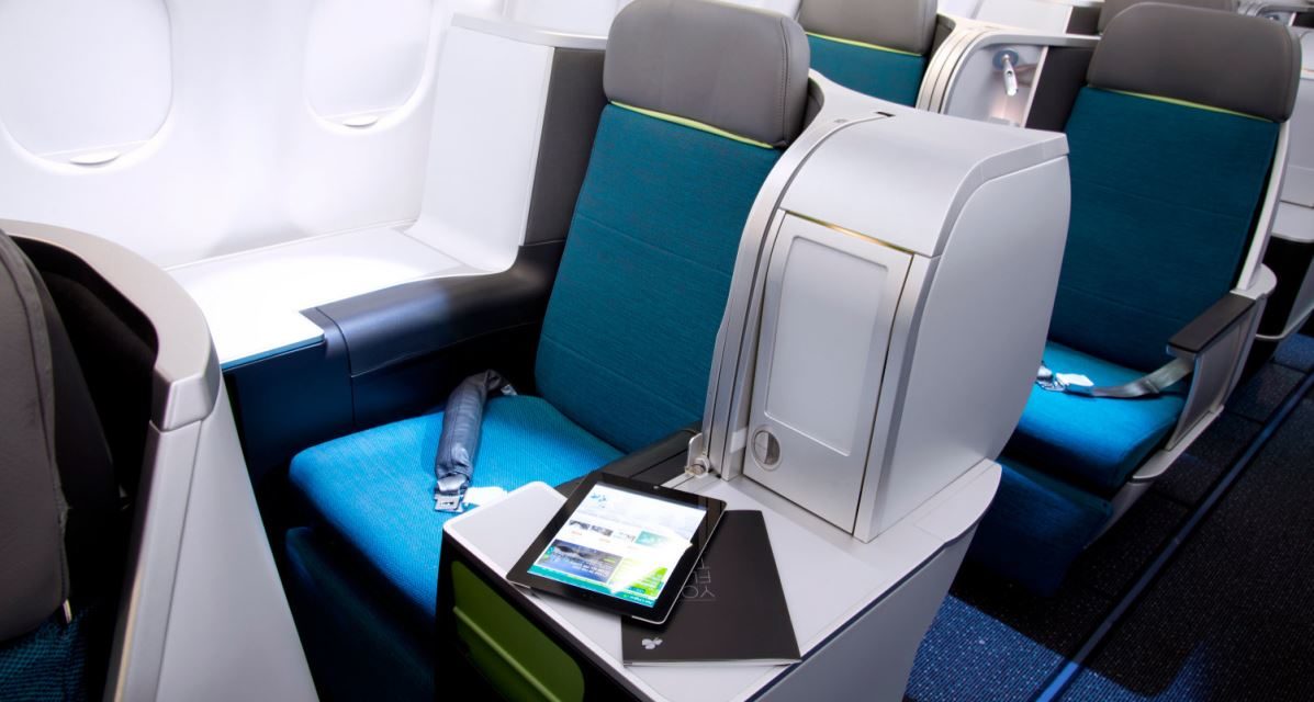 Aer Lingus showcase their business class product on X Factor