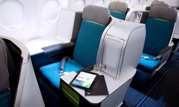 Aer Lingus showcase their business class product on X Factor