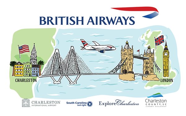 British Airways to start flying London to Charleston in April 2019