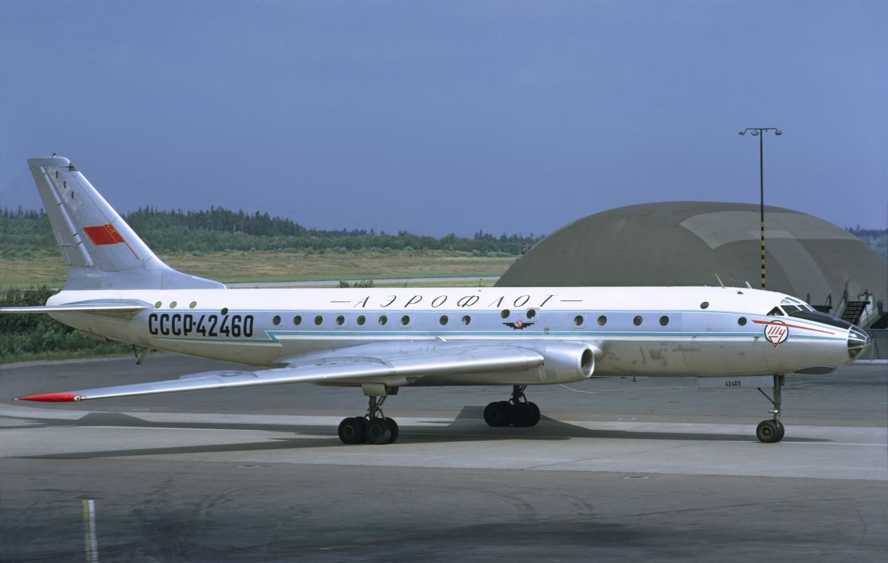 a plane on the runway