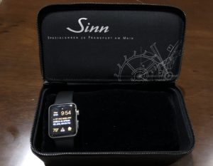 a smart watch in a box