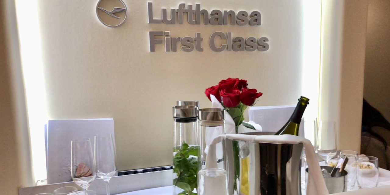 Lufthansa First Class on A340 Flight Review