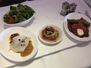 Lufthansa First Class Food