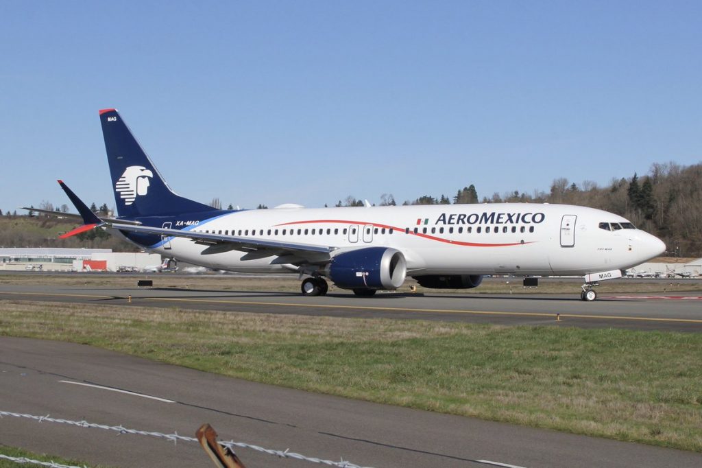 a large airplane on a runway