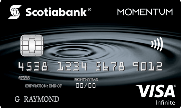 Best CashBack credit card in Canada: Scotia Momentum VISA Infinite card