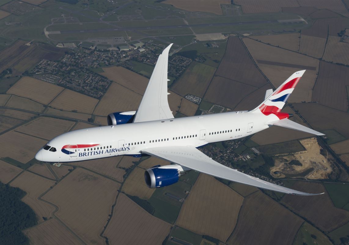 a white airplane flying in the sky