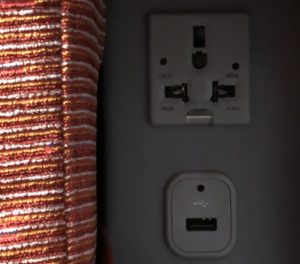 a close up of a plug and outlet