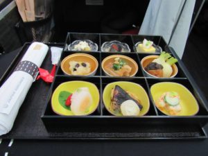 Appetizer on Japan Airlines