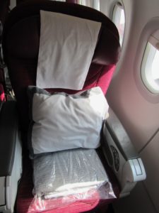 Qatar Airways A320 Business Class Seat