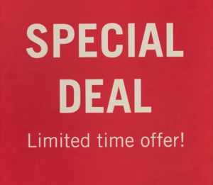 limited time offers