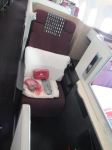 JAL Business Class Seat