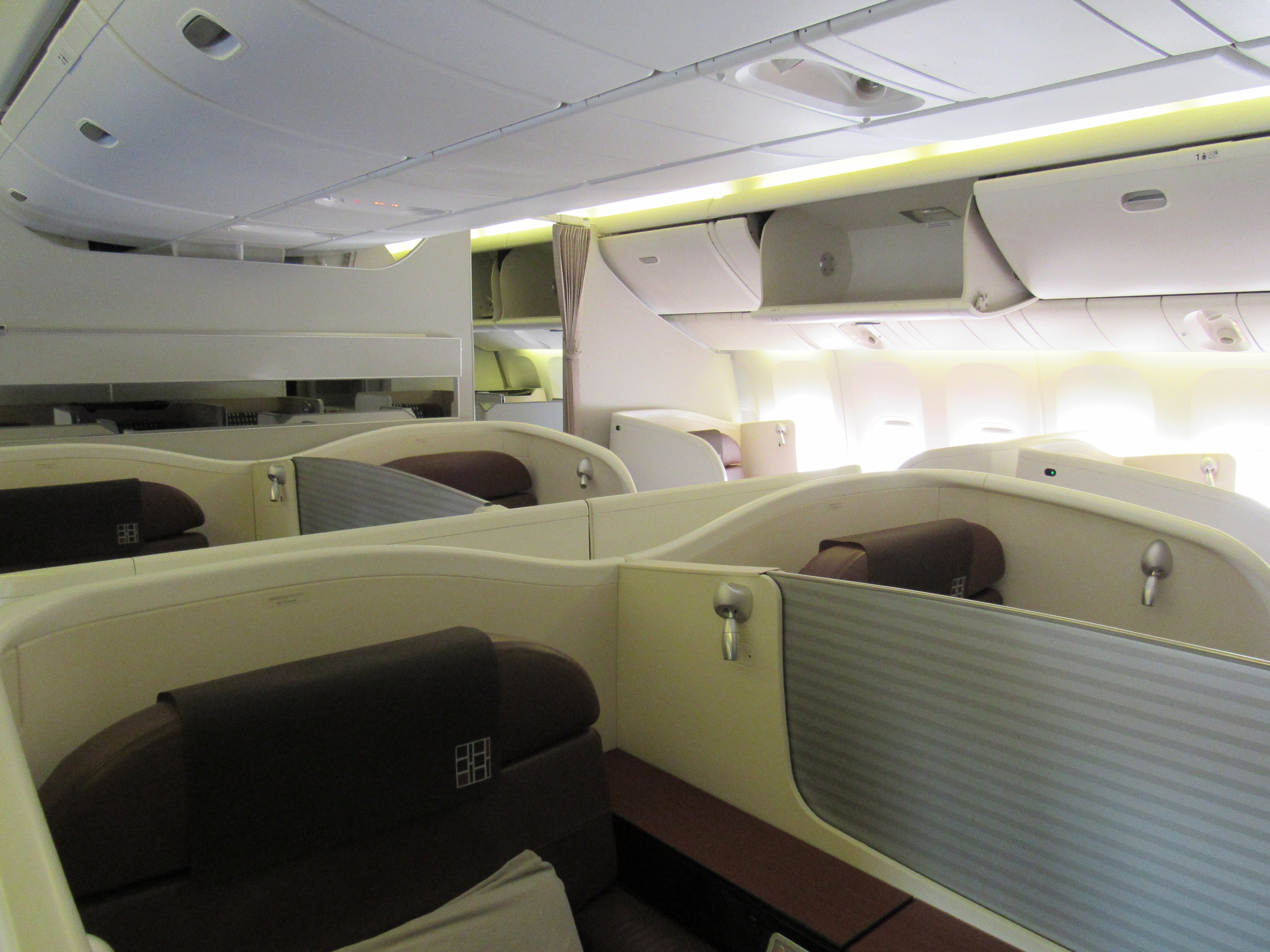 Japan Airlines First Class Cabin