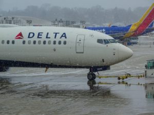 a close-up of a plane