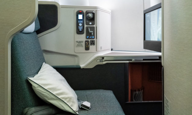 Cathay Pacific Business Class Los Angeles to Hong Kong