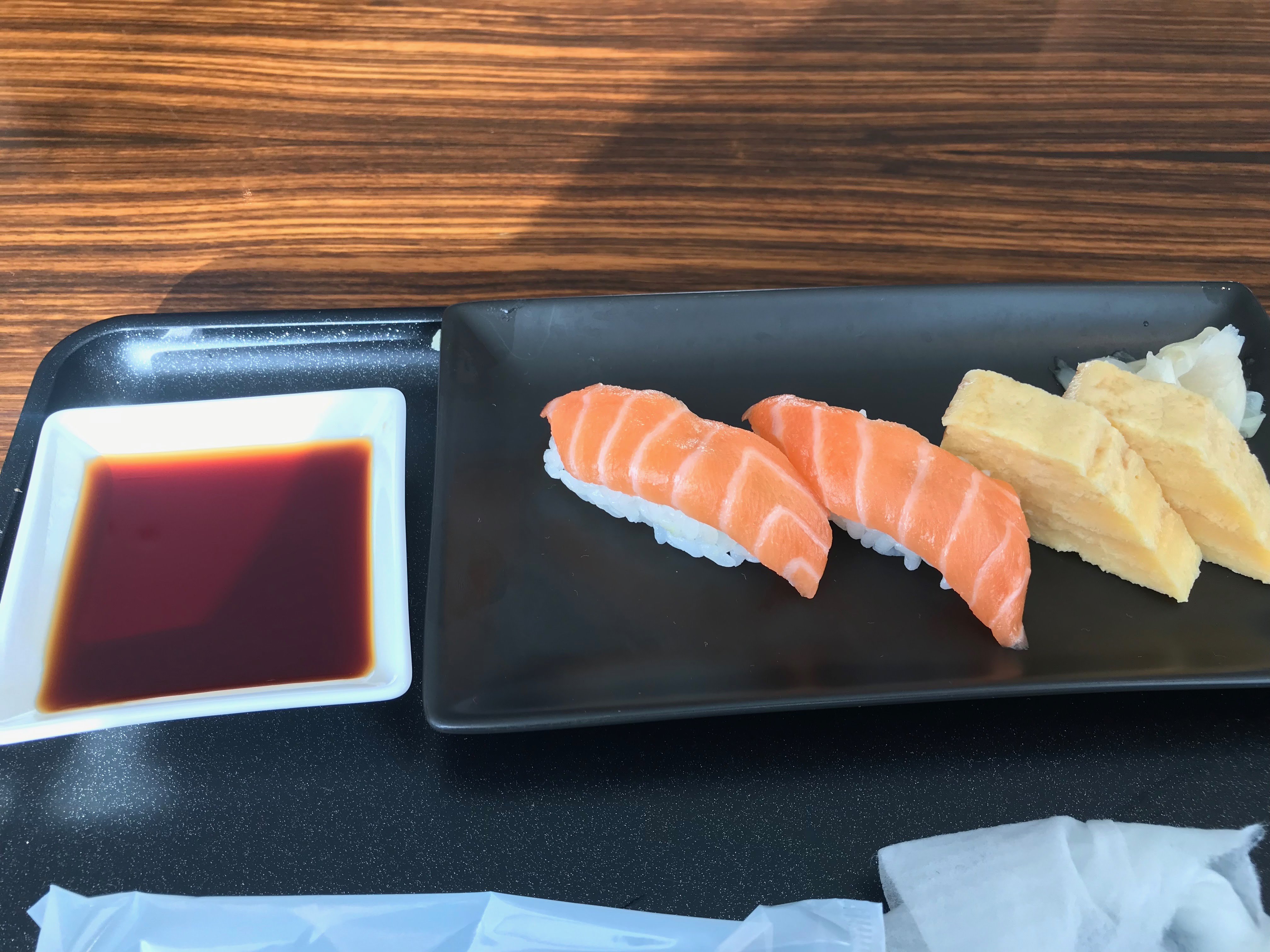 Fresh Sushi at JAL First Class Lounge