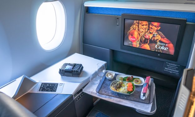 Delta Airlines A350 Suites Shanghai to LAX