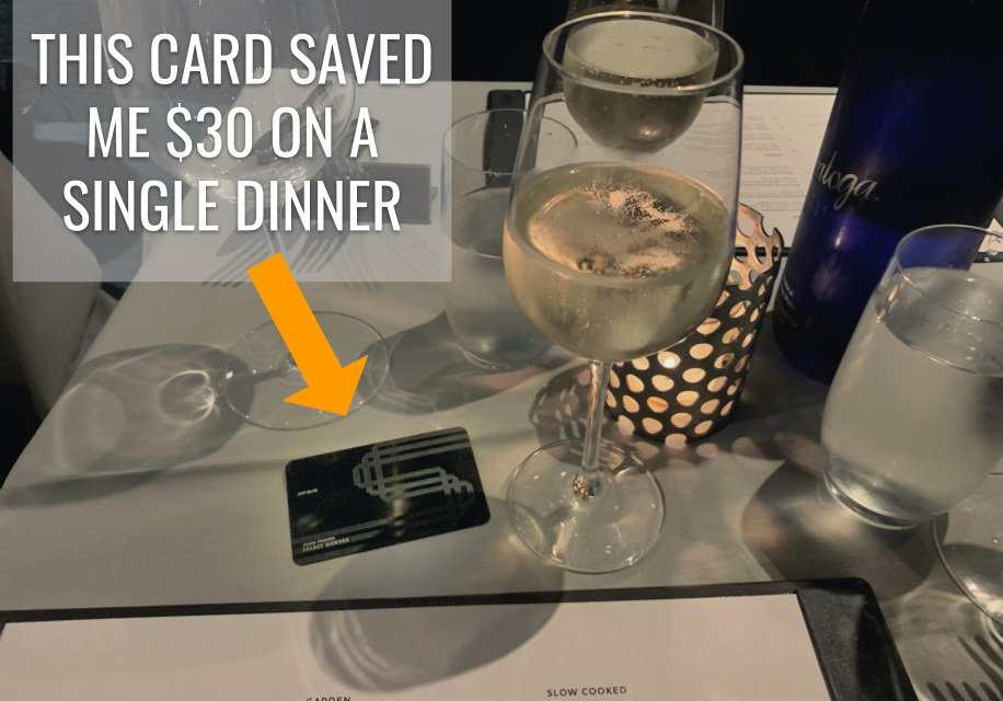 This Card Got Me Free Champagne, 15% Off My Meal, and Free Sides in NYC