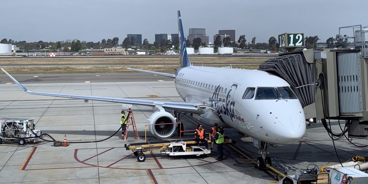 Review: Alaska Airlines First Class E175 Santa Ana to San Jose