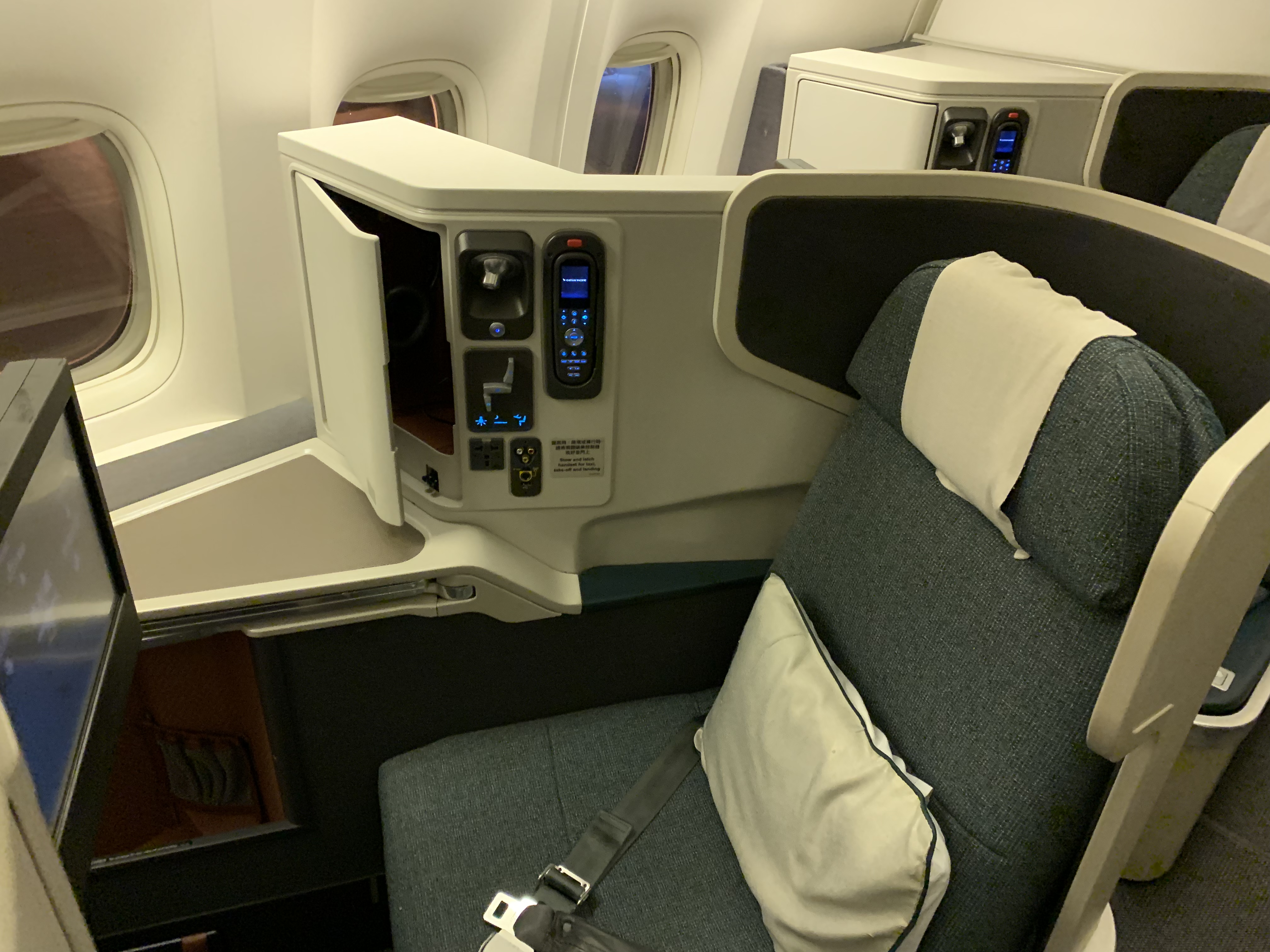 Flying Cathay Pacific Business