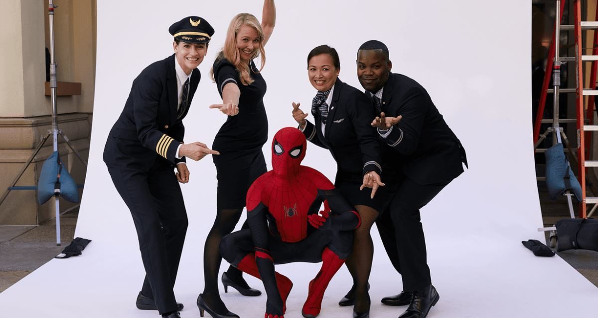 United Airlines introduce a Spider-Man themed safety video