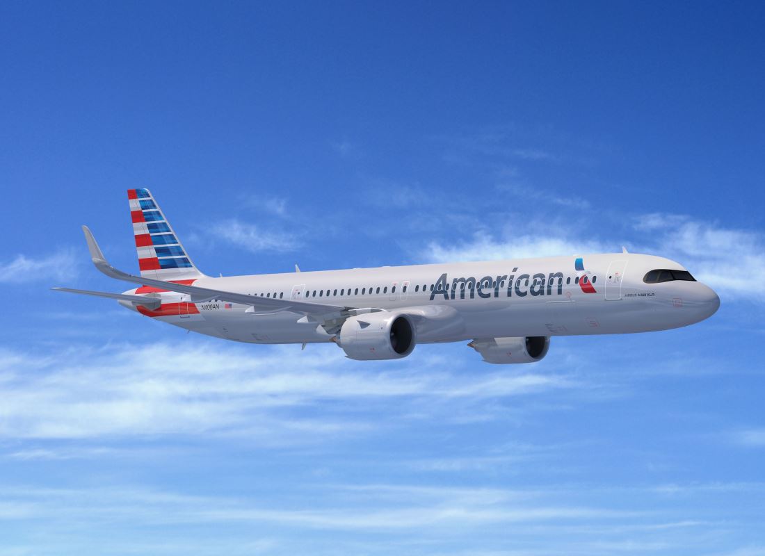 American Airlines A321XLR render