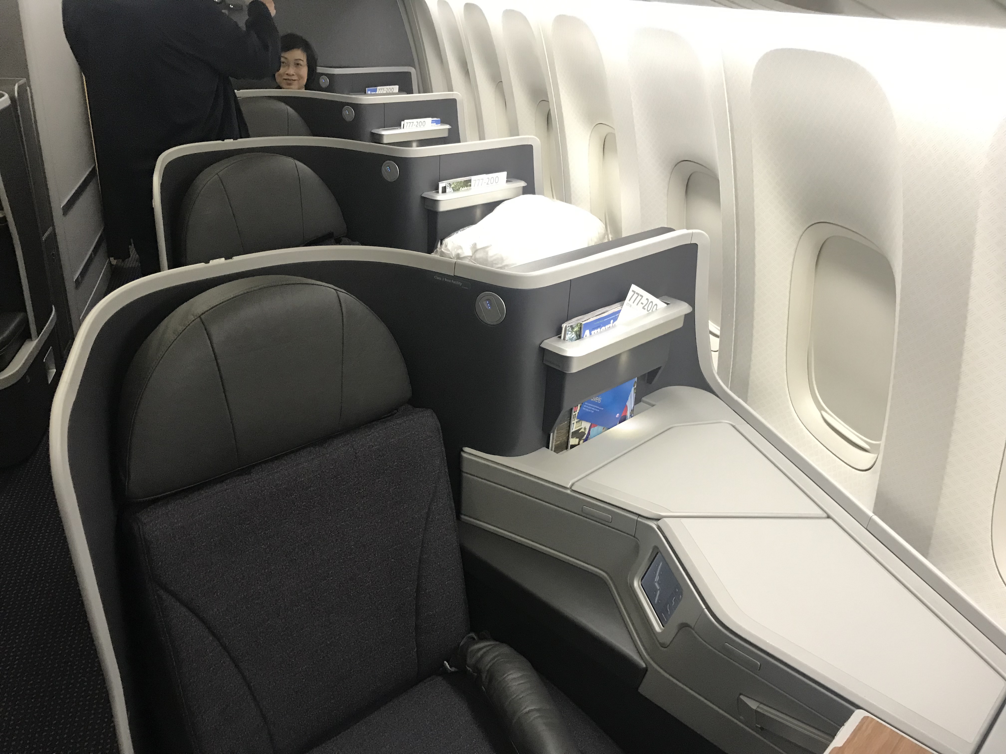 american airlines business class 777 200