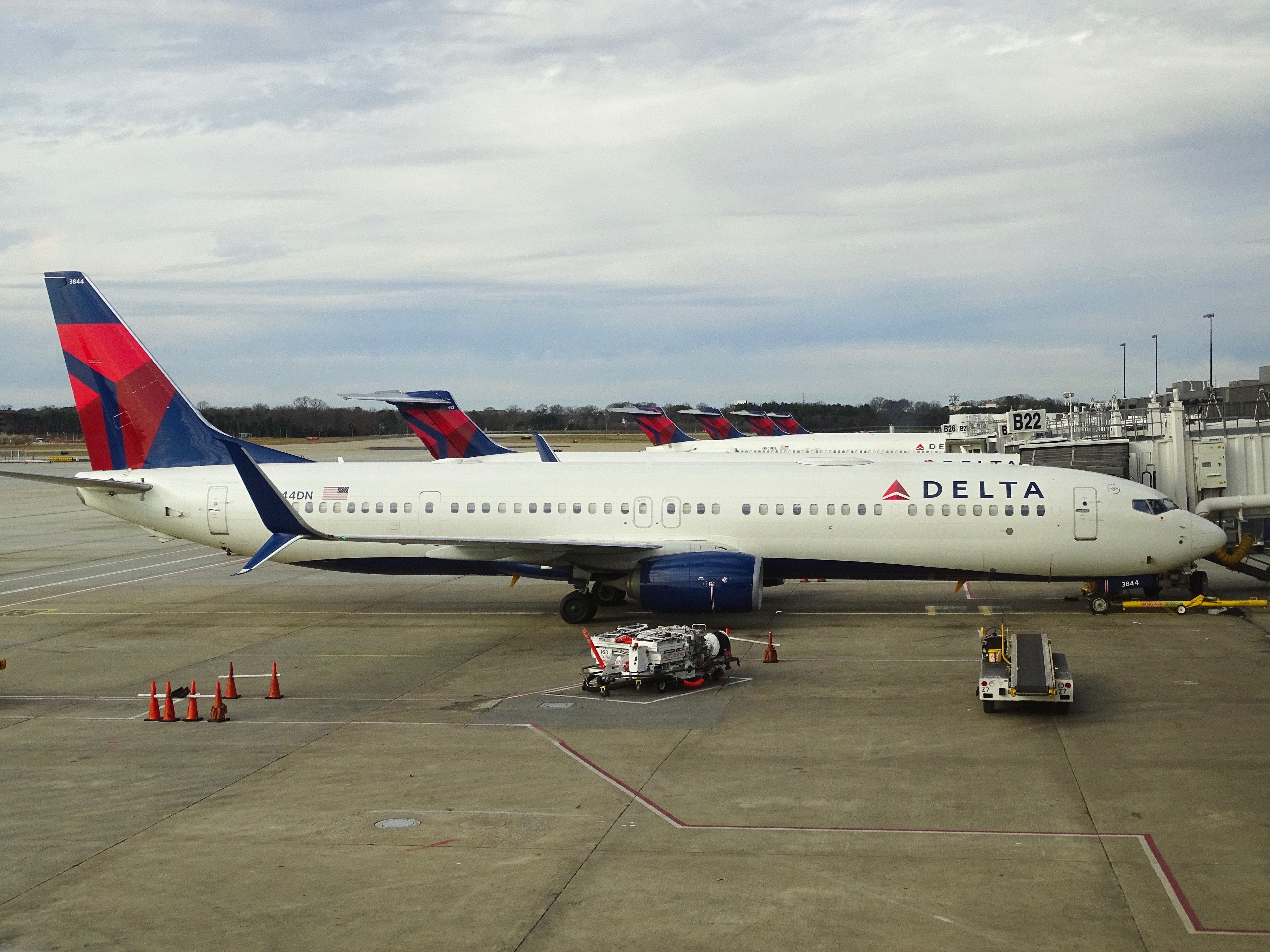 a large airplane on the tarmac