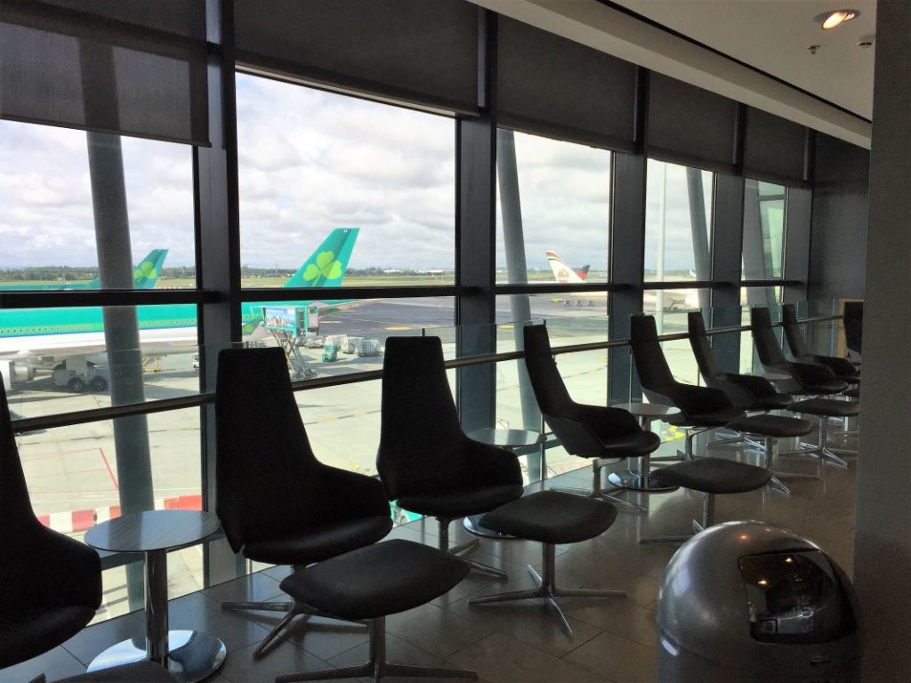 Aer Lingus lounge Dublin Mezzanine Seating