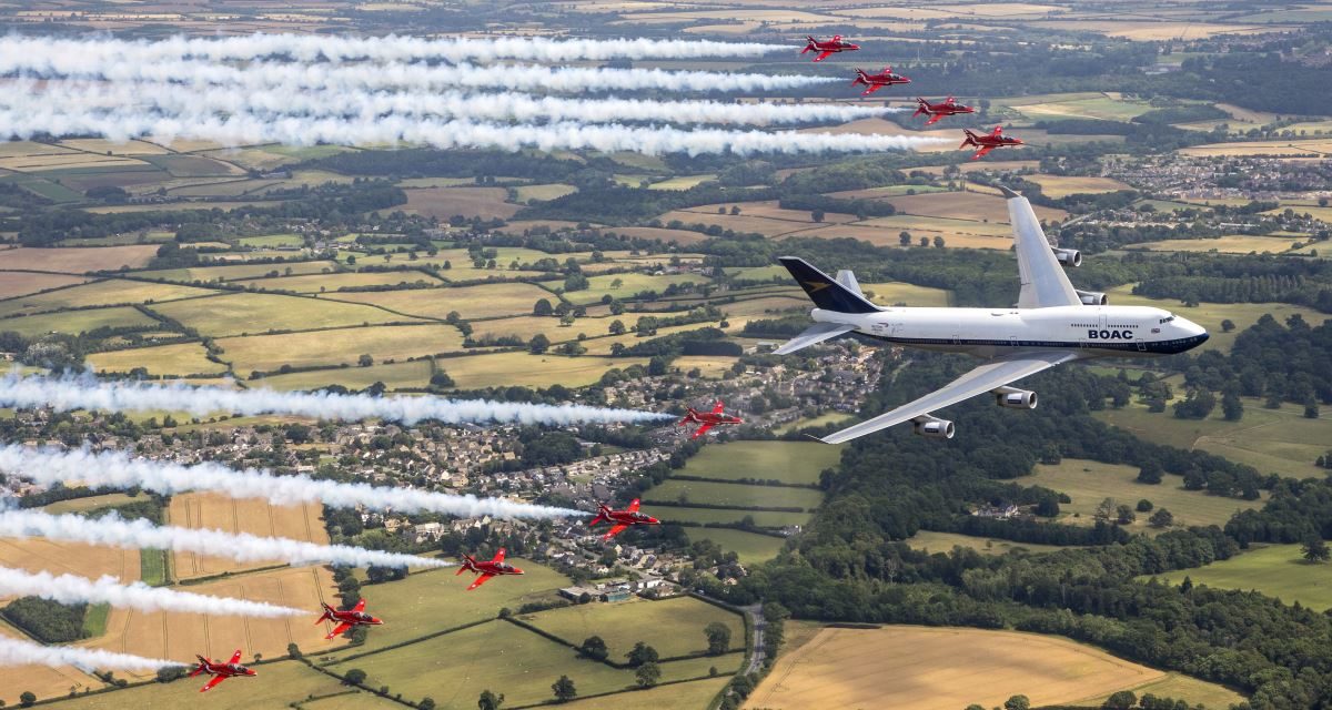 Which is the best British Airways and Red Arrows flypast?