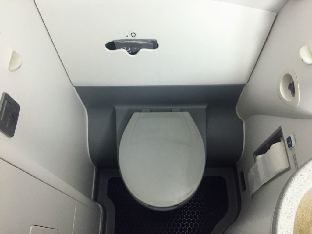 British Airways Embraer 170 toilet