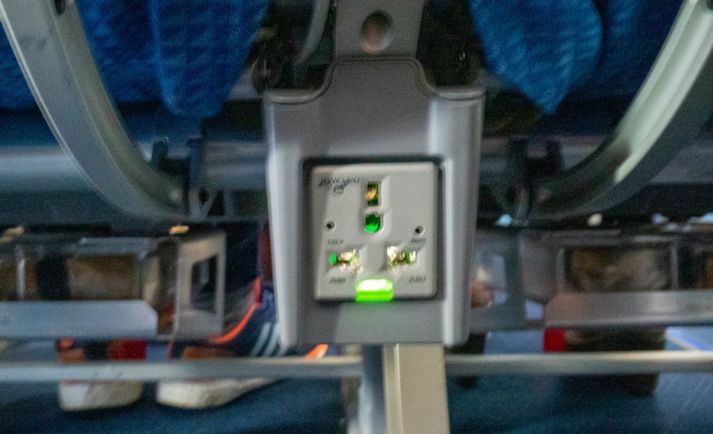 China Southern Airlines Power Outlet