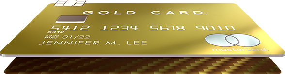Gold Luxury Card featuring 24k Gold