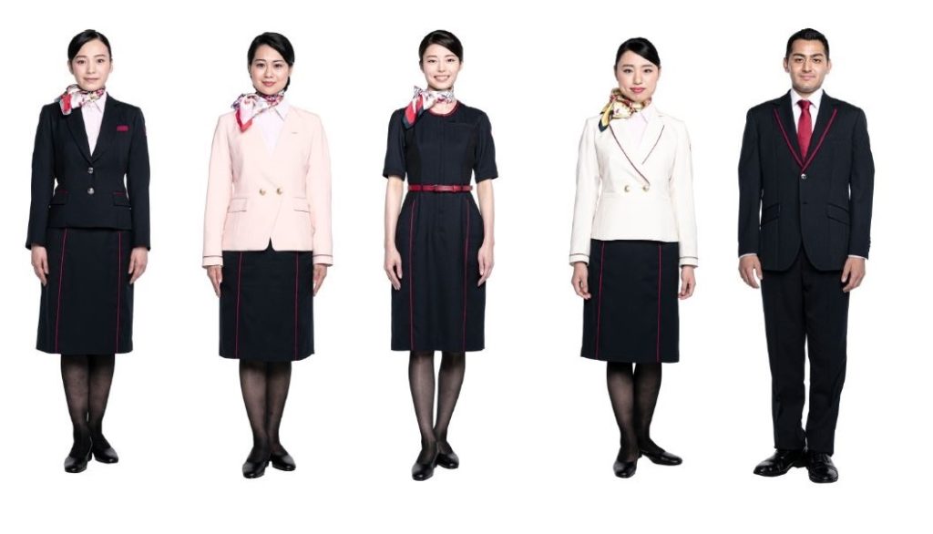 New Uniforms for ground staff at Japan Airlines